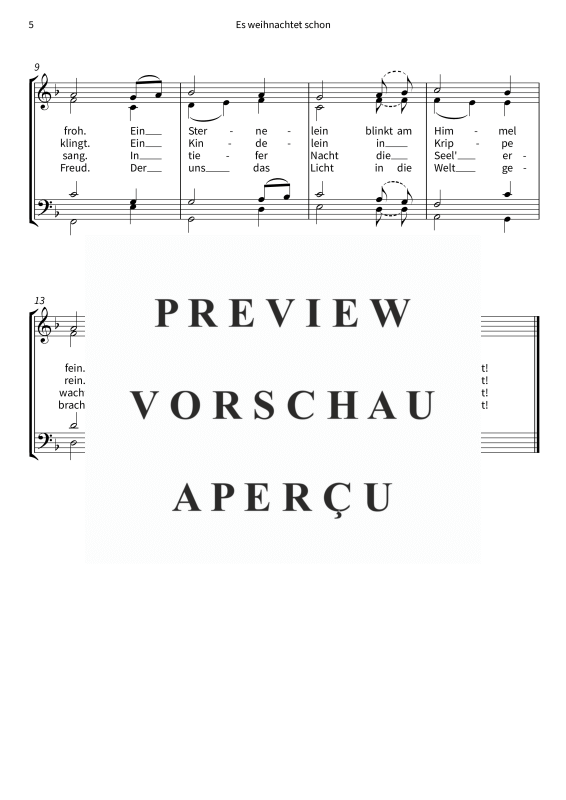 Produktgalerie: Seite 7 von 8 Es weihnachtet schon - Ein Mitsing-Weihnachtslied für alle, , Gemischter Chor