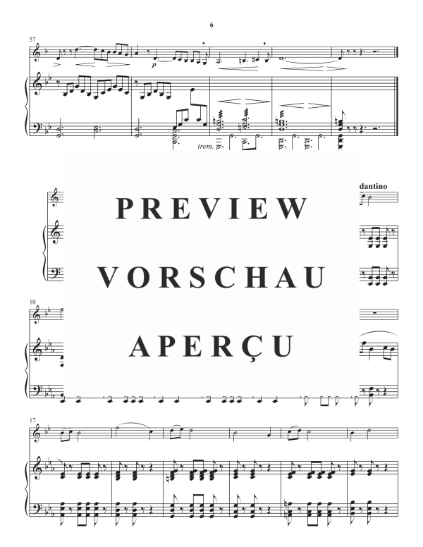 Product gallery: Page 9 of 11 Six Melodies, , Horn In F and Piano