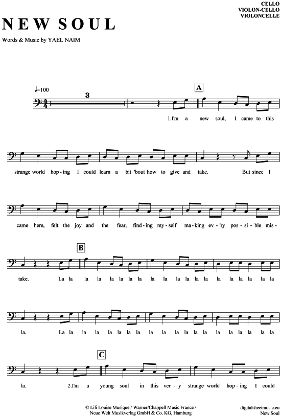 gallery: New Soul , , (Violon-Cello)