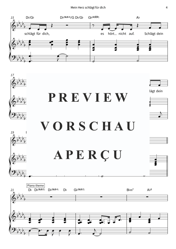 gallery: Mein Herz schlägt für dich, Vera Klima, (voice and piano)