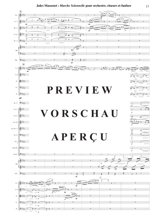 Product gallery: Page 25 of 35 Marche Solennelle for large orchestra, antihonal brass and SATB chorus , , (orchestra)