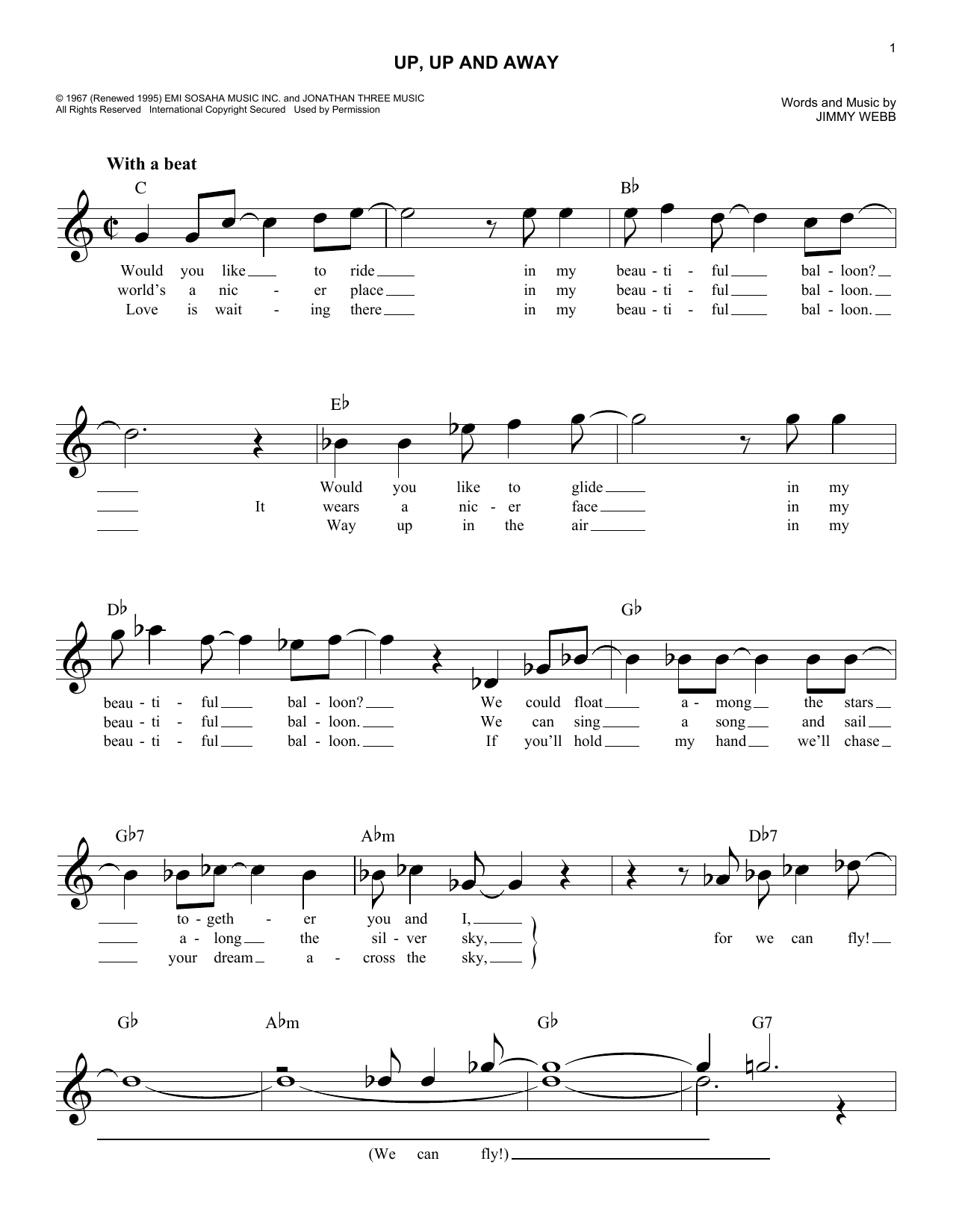 Produktbild zu: Up, Up And Away