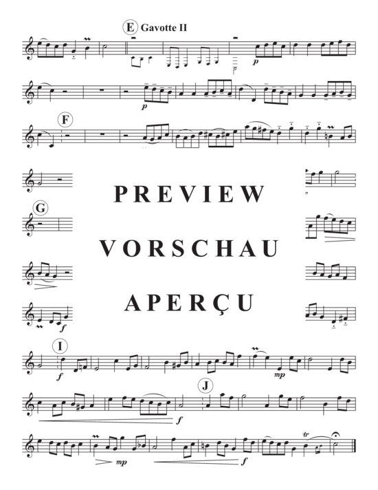 Produktgalerie: Seite 10 von 10 Two Gavottes , , (Trompete in B + Klavier)