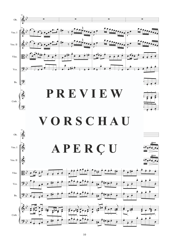Produktgalerie: Seite 11 von 11 Concerto No.8 in G-Moll Op.9, , Oboe Solo, Streicher Ensemble und Cembalo BC