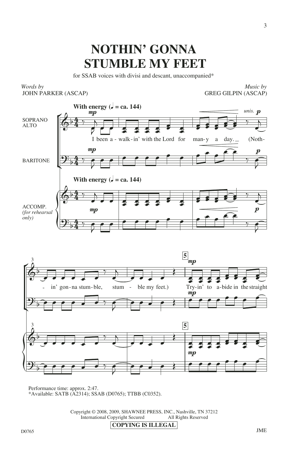 Produktbild zu: Nothin' Gonna Stumble My Feet