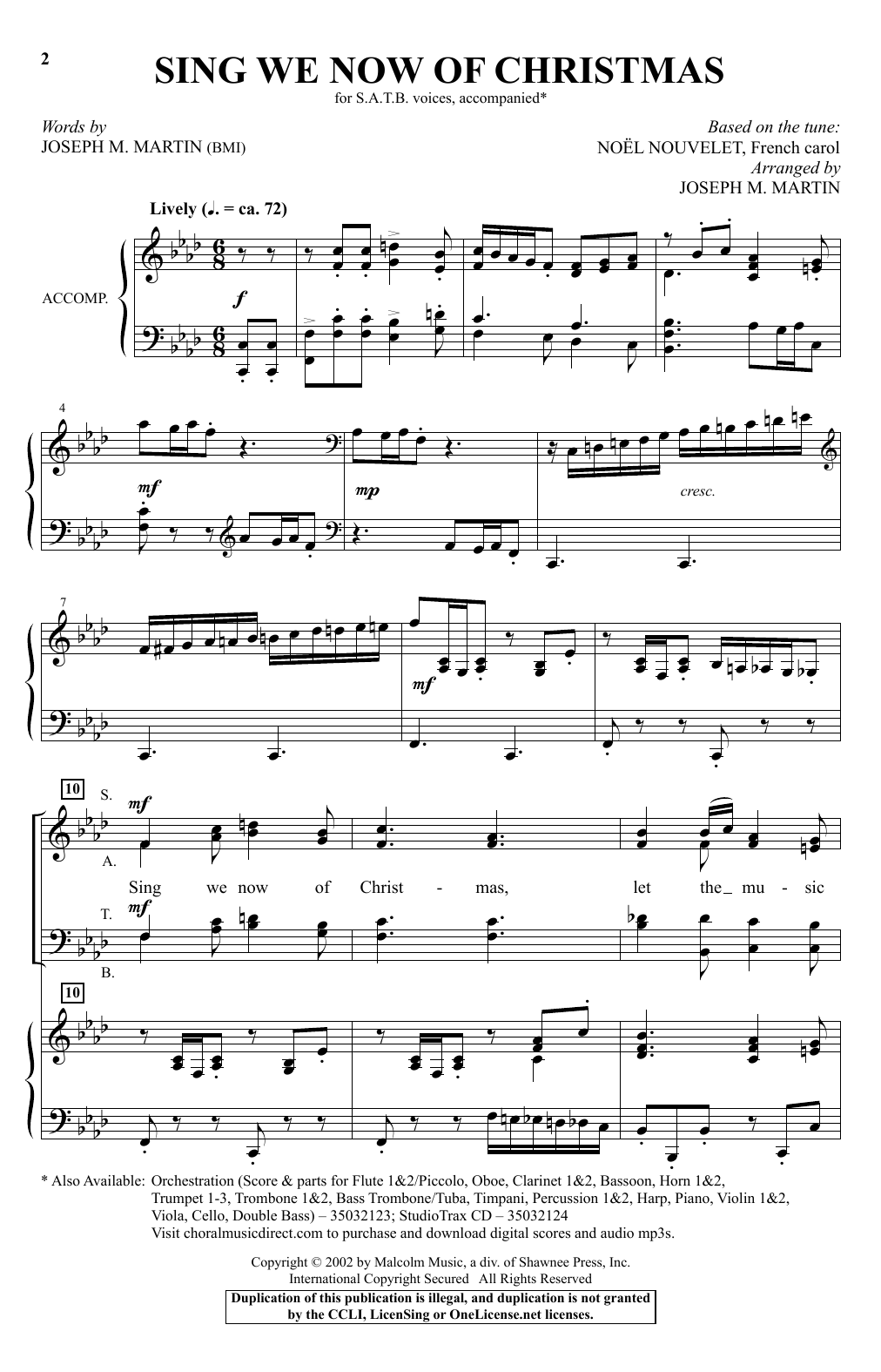 Produktbild zu: Sing We Now Of Christmas