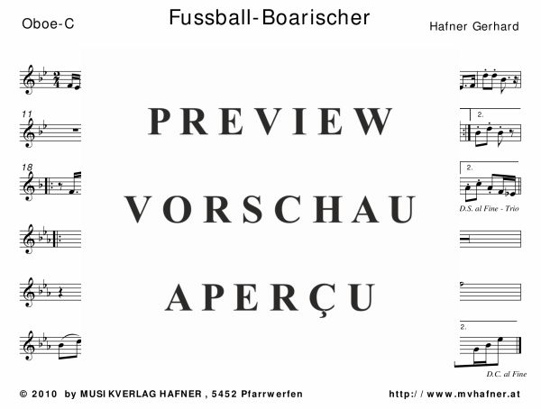 Product gallery: Page 8 of 11 Fussball-Boarischer, , (large wind orchestra)