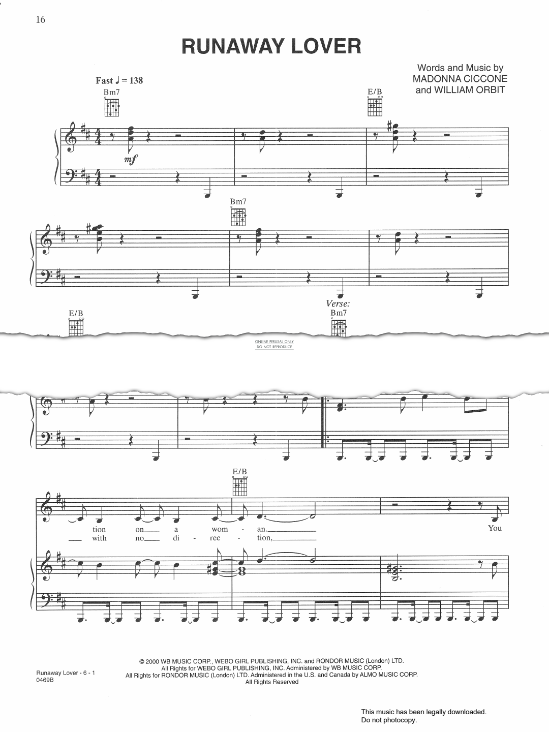 Produktbild zu: Runaway Lover