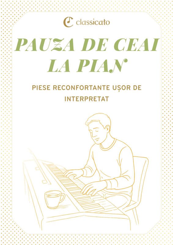 Produktbild zu: Pauza de ceai la pian - Piese reconfortante u?or de interpretatFelix Mendelssohn Bartholdy / Frank Bridge / Edward Elgar / John Field / Henry Purcell