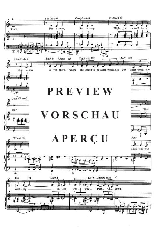 Produktgalerie: Seite 4 von 8 The Faraway Part Of Town , Soundtrack, Klavier und Gesang