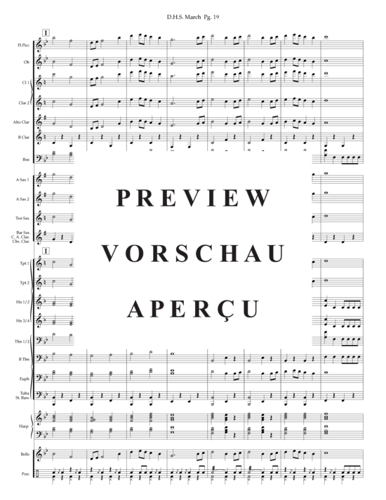 Product gallery: Page 20 of 21 D.H.S. Marsch , , (Concert Band)