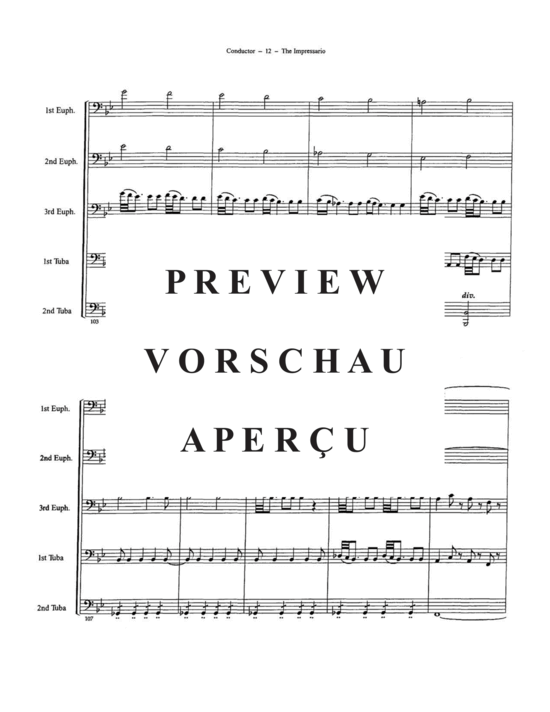 Product gallery: Page 16 of 21 Impresario Overture, The , , (Tuba Quintet EEETT)