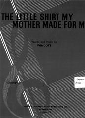 cover: The Little Shirt My Mother Made For Me, Harry Wincott