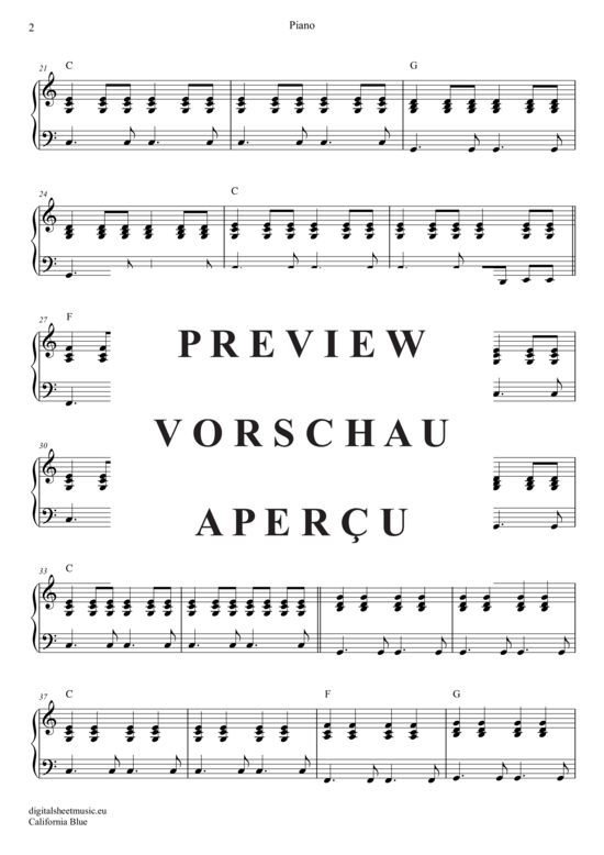 Product gallery: Page 21 of 21 California Blue (Saxophon Trio AAA(T) , Orbison, Roy,  + piano)