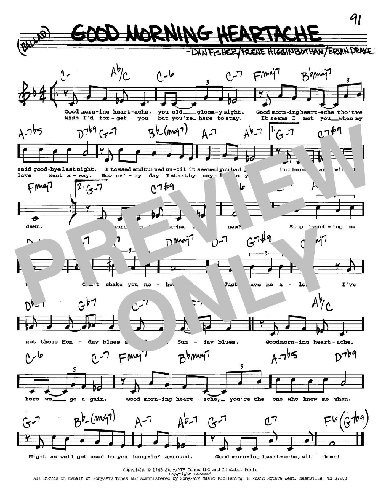 Produktbild zu: Good Morning Heartache
