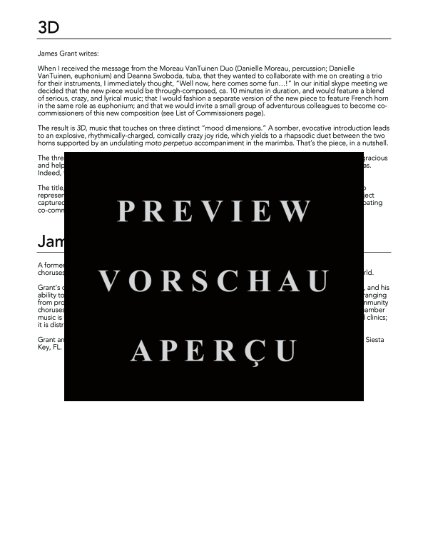 Product gallery: Page 4 of 11 3D, , (Duet euphonium, tuba percussion)