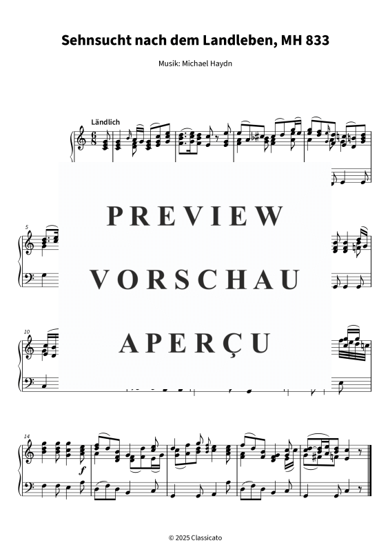 gallery: Sehnsucht nach dem Landleben, , (Klavier Solo)