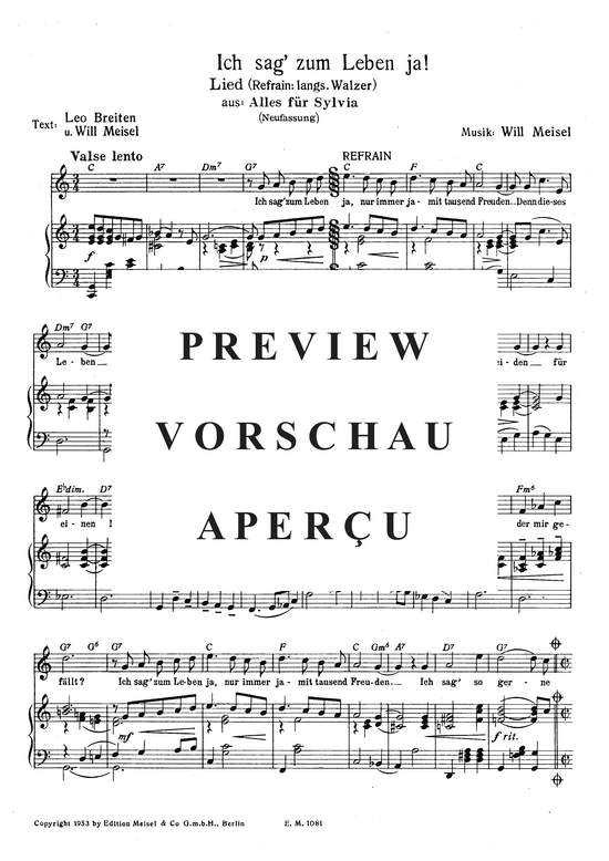 Produktgalerie: Seite 3 von 3 Ich sag zum Leben ja!, , Klavier und Gesang