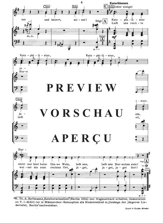 Product gallery: Page 5 of 5 Katzburschenlied , , (Chor 2-stimmig + Klavier)