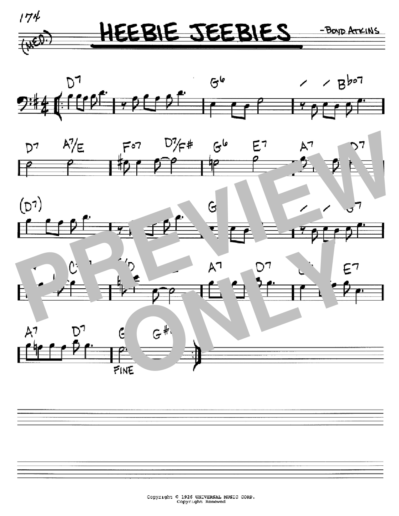 Product picture to:  Heebie Jeebies - Louis Armstrong