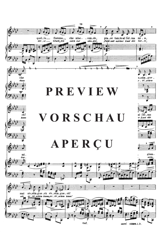 Product gallery: Page 6 of 8 Dopo tante e tante pene, Sieber Ferdinand, Low Voice and Piano