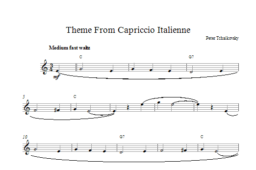 Produktbild zu: Capriccio Italienne