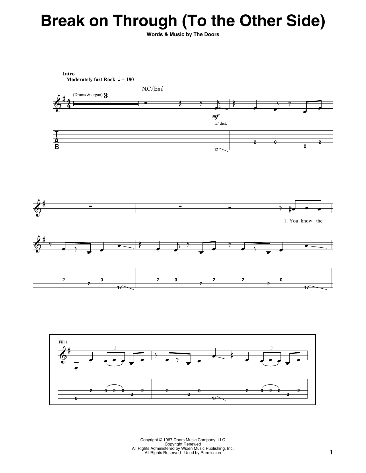Produktbild zu: Break On Through To The Other Side