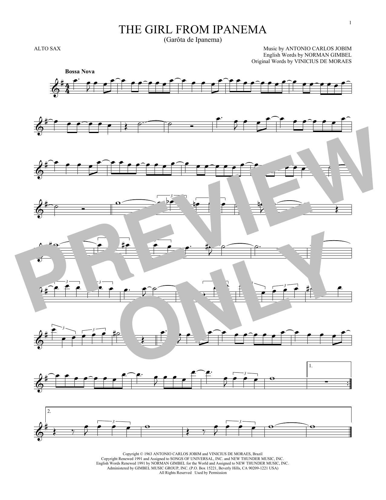 Product gallery: Page 1 of 1 The Girl From Ipanema, Antonio Carlos Jobim