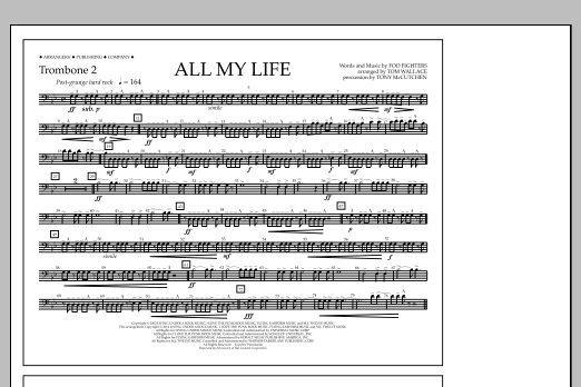Produktbild zu:  All My Life - Trombone 2 - Tom Wallace