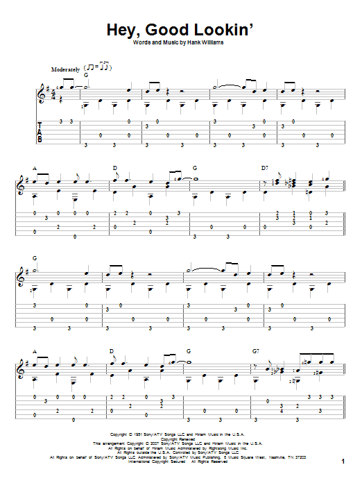 Produktgalerie: Seite 1 von 1 Hey, Good Lookin', Hank Williams, Gitarre