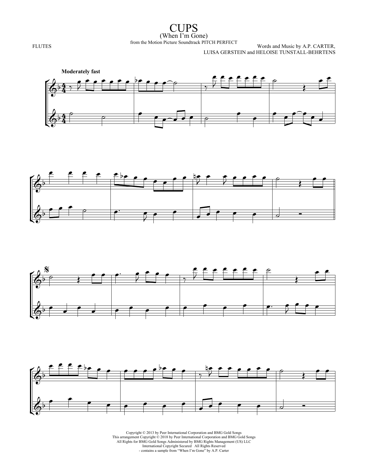 Product gallery: Page 1 of 1 Cups (When I'm Gone) (from Pitch Perfect), Anna Kendrick