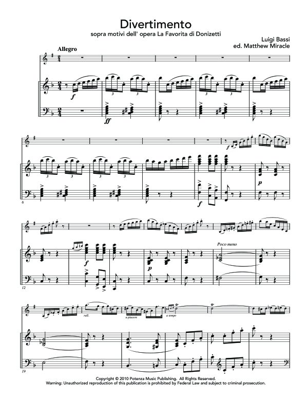 Product gallery: Page 1 of 11 Divertimento, , (clarinet and piano)