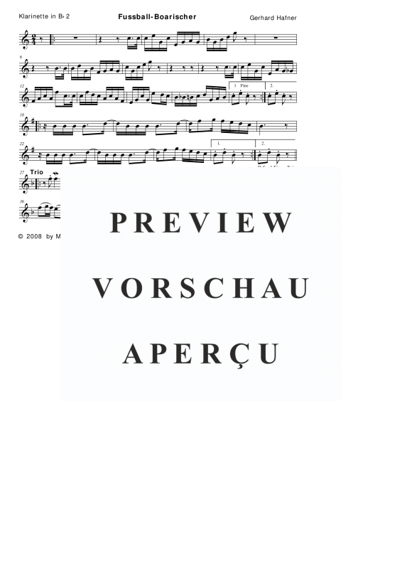 Product gallery: Page 5 of 11 Fussball-Boarischer, , (woodwind and brass)