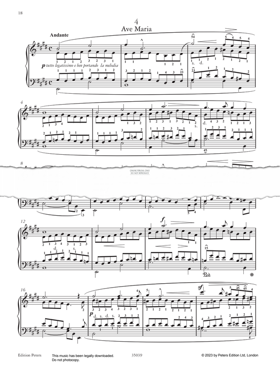 Produktgalerie: Seite 1 von 1 Etude in E major, Adolph von Henselt, Klavier