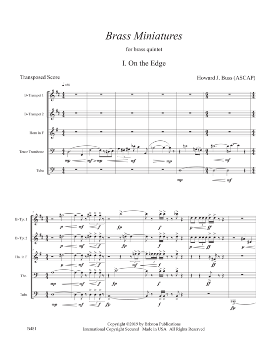 Produktbild zu: Brass Miniatures Howard J. Buss
