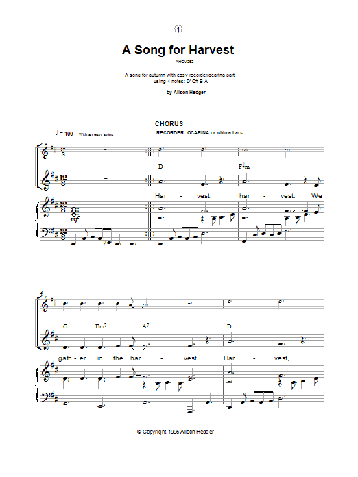 Product picture to: A Song For Harvest