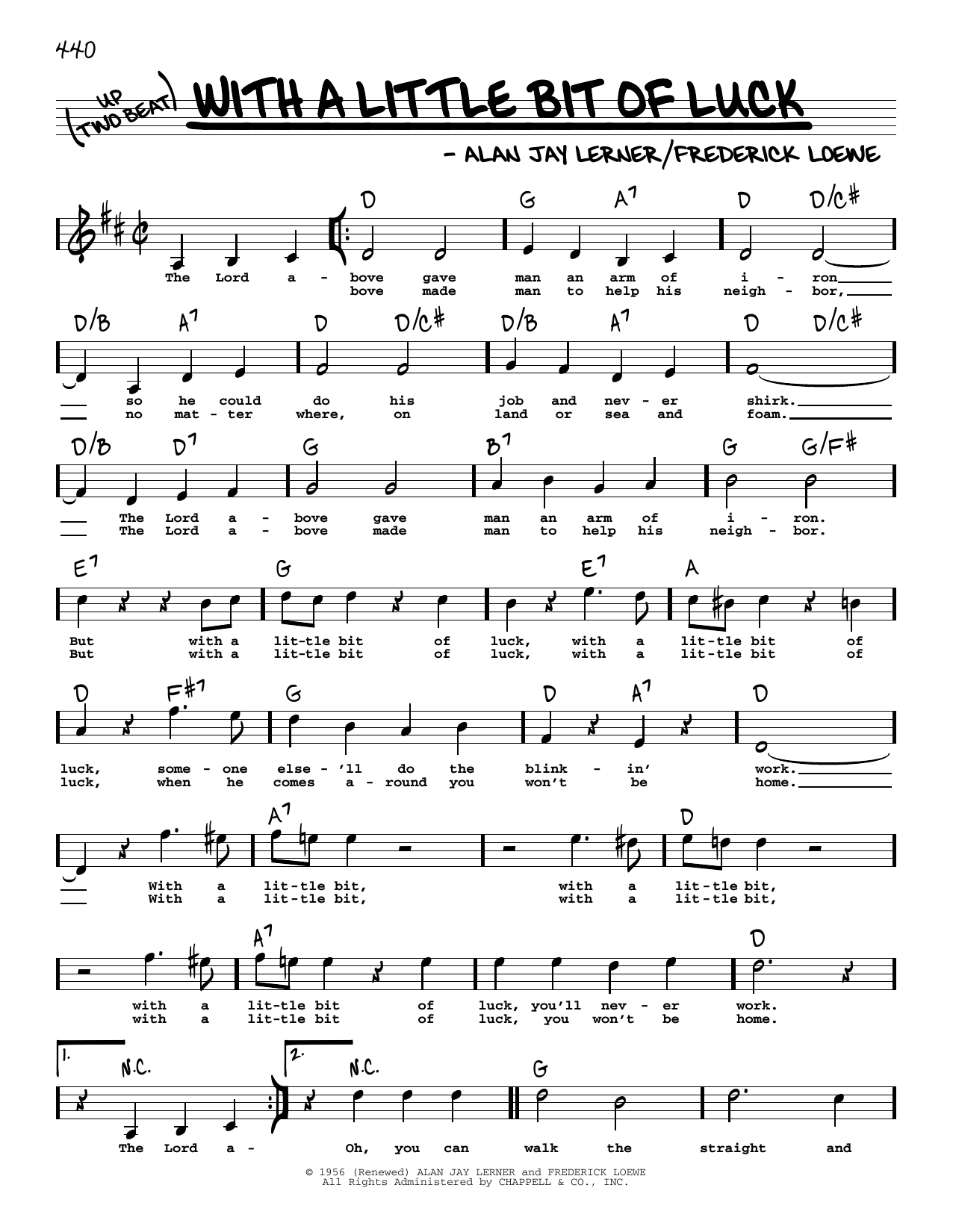 Produktbild zu: With A Little Bit Of Luck (High Voice)