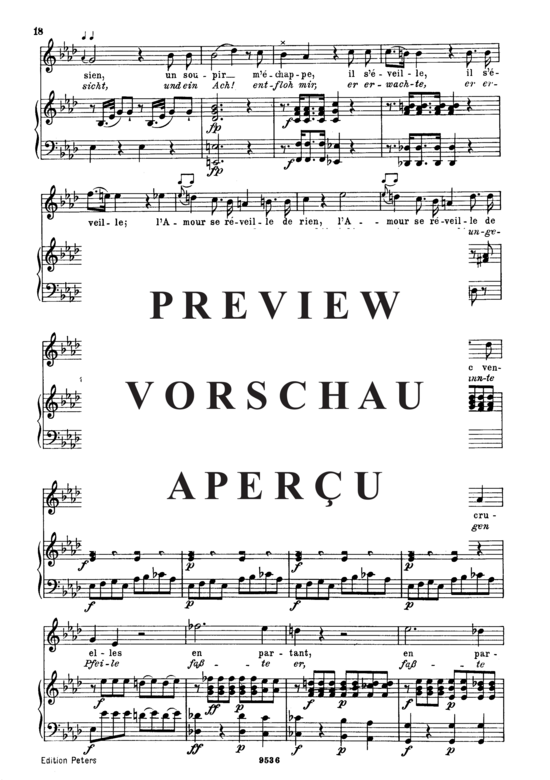 Product gallery: Page 4 of 5 Dans un bois solitaire, K.308-295b, , High Voice and Piano