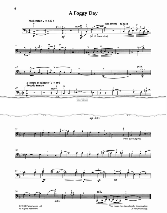 Produktgalerie: Seite 1 von 1 A Foggy Day, George Gershwin, Klavier, Violoncello