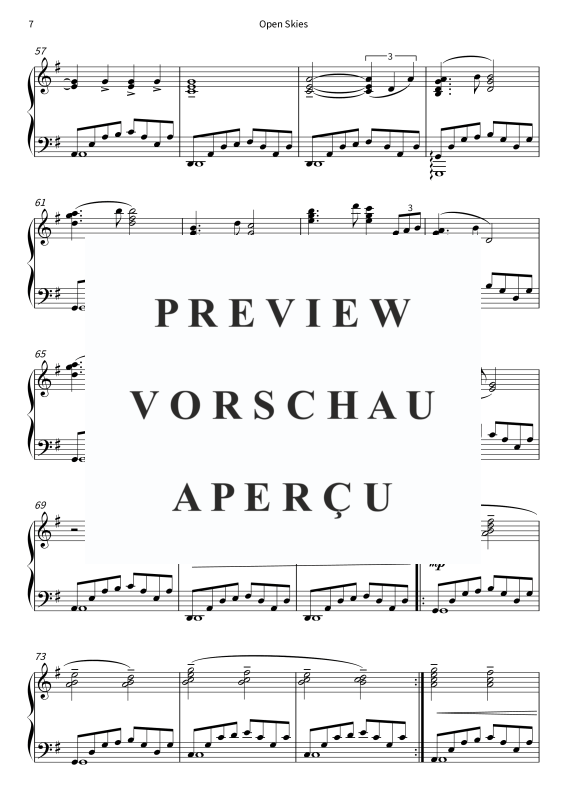 gallery: Open Skies - 7 poetische Klavierstücke, Hauke Kranz - Die Tastenflüsterin, (Klavier Solo)