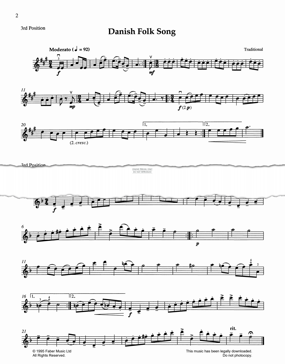 Product gallery: Page 1 of 1 Danish Folk Song, Danish Traditional