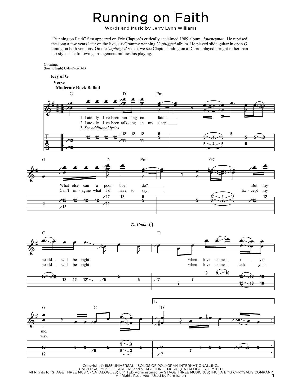 Produktbild zu: Running On Faith