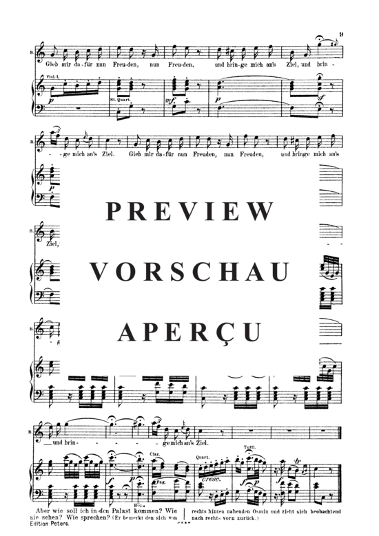 Hier Soll Ich Dich Denn Sehen Konstanze W A Mozart K 384 Noten Hier Soll Ich Dich Denn Sehen Konstanze W A Mozart K 384 Noten