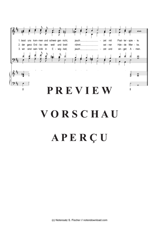 Product gallery: Page 3 of 3 Kommt herzu lasst uns fröhlich sein , , (mixed choir)