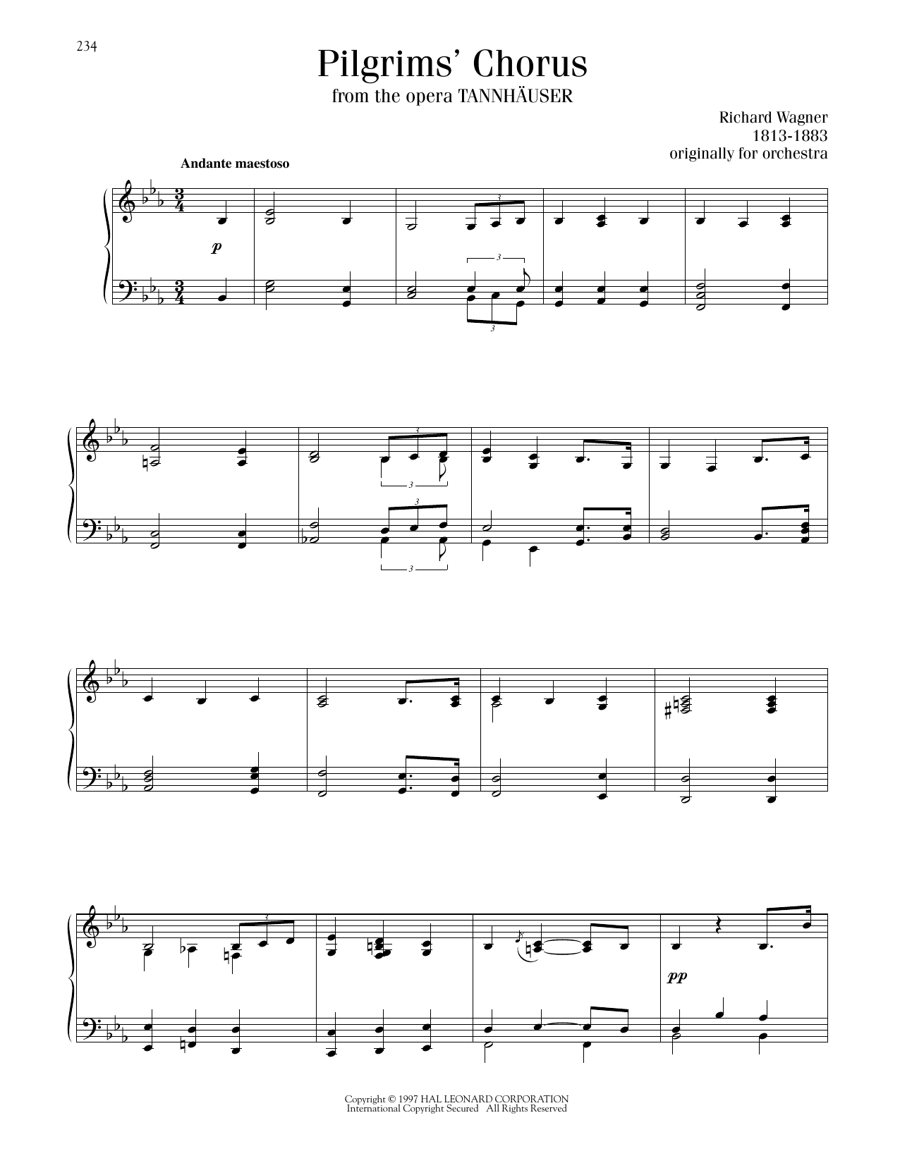 Produktbild zu: Pilgrims' Chorus