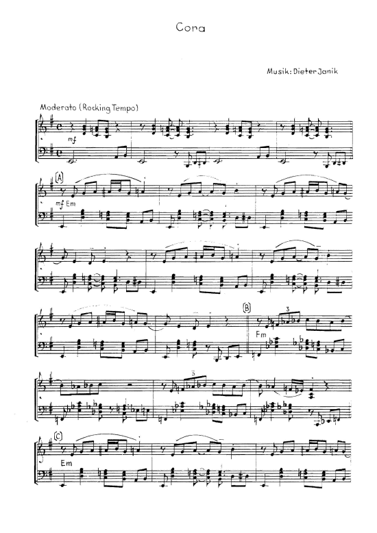Product picture to: Cora sheet music for jazzpiano
