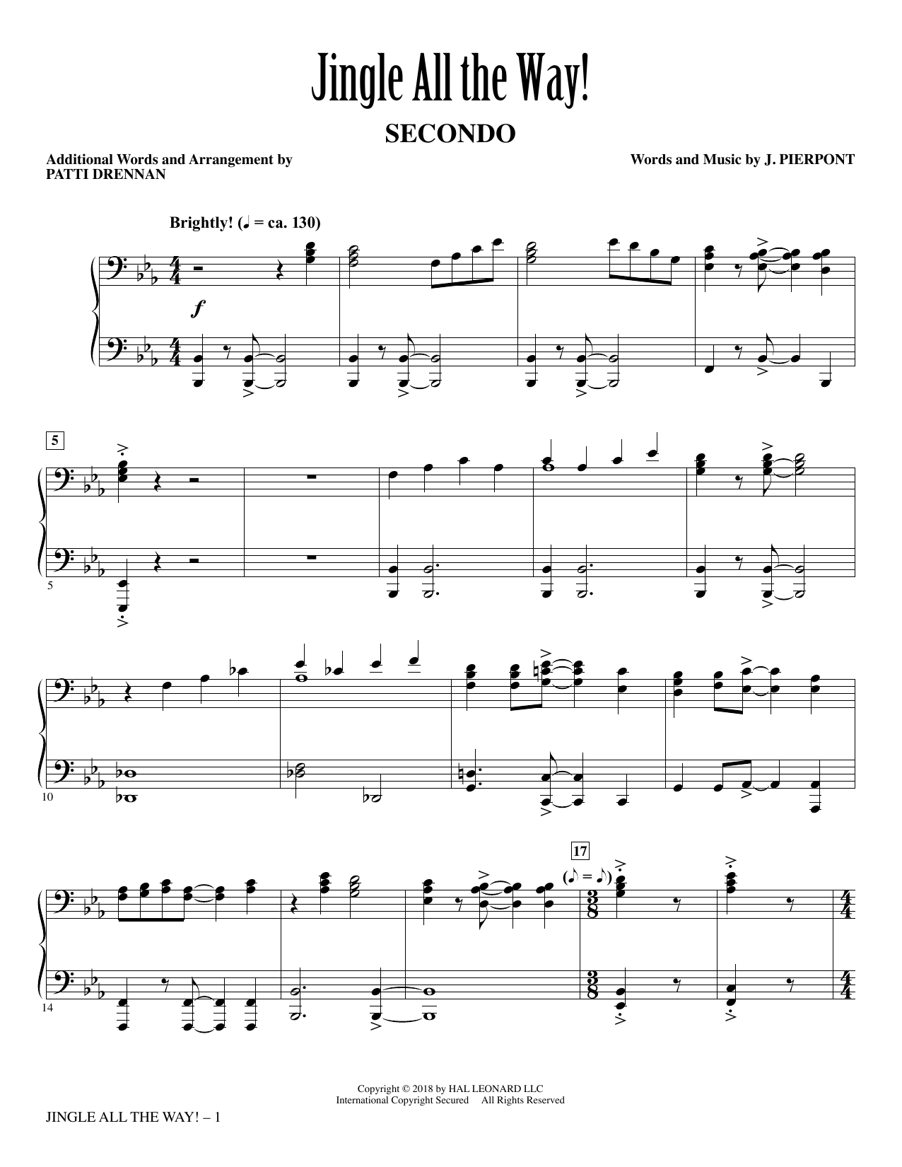 Product picture to: Jingle All The Way! (arr. Patti Drennan)
