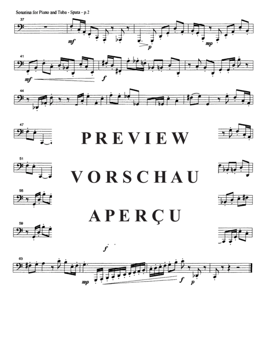 Product gallery: Page 18 of 21 Sonatina , , (tuba + piano)