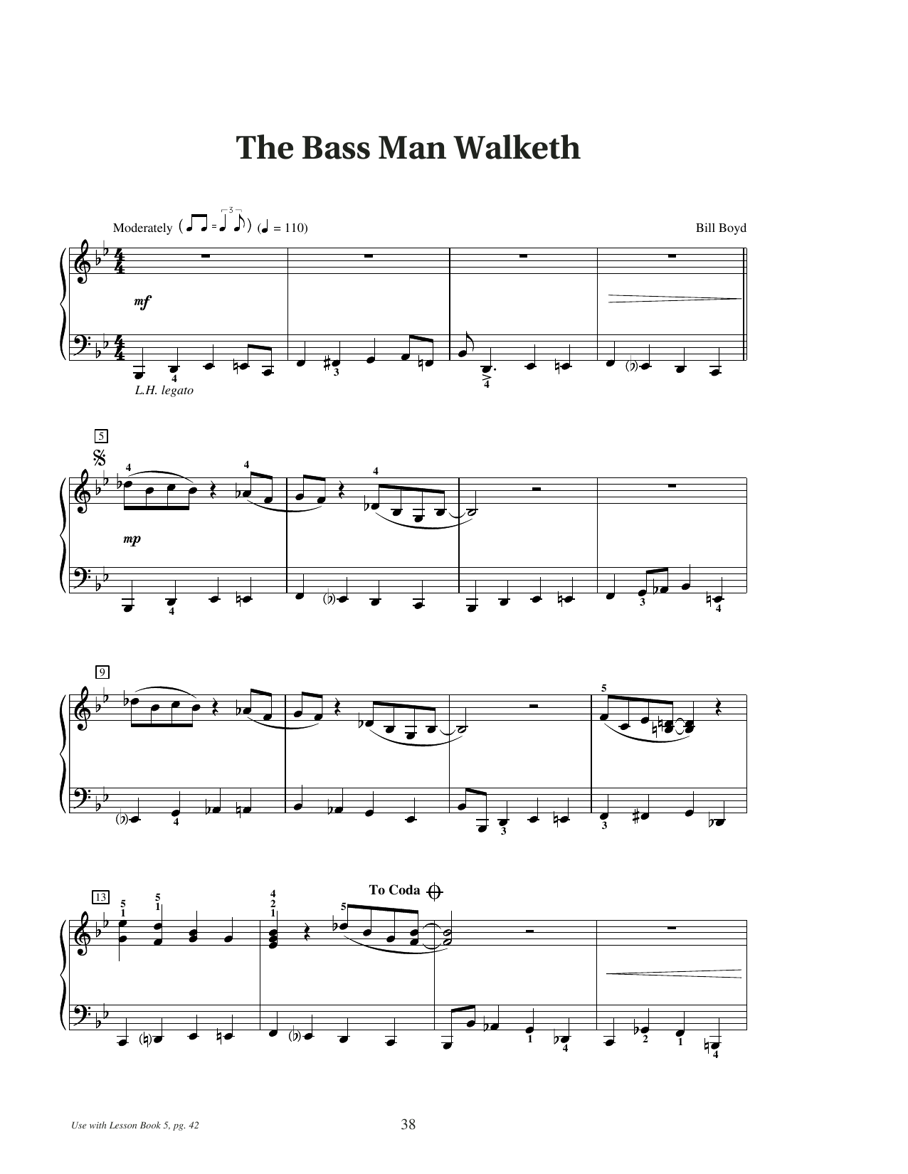 Produktbild zu: The Bass Man Walketh