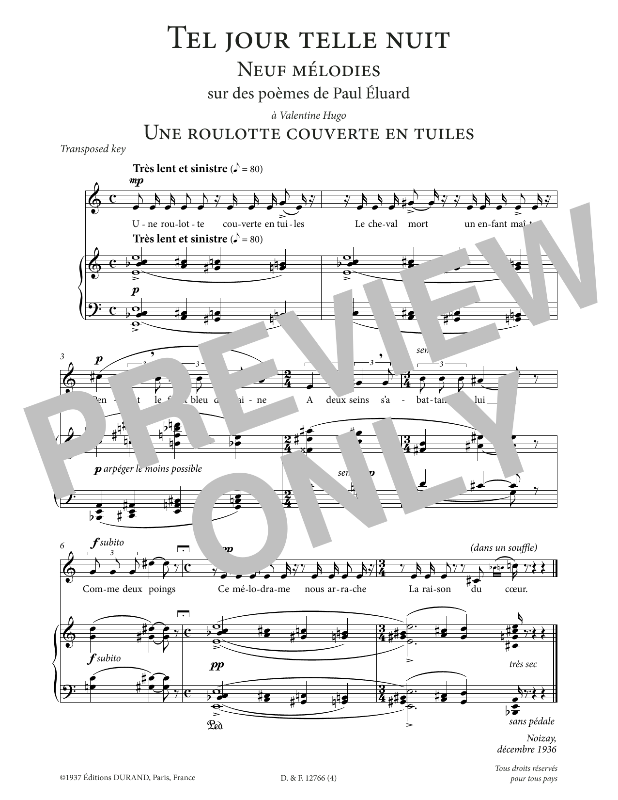 Produktbild zu: Une roulotte couverte en tuiles (High Voice)